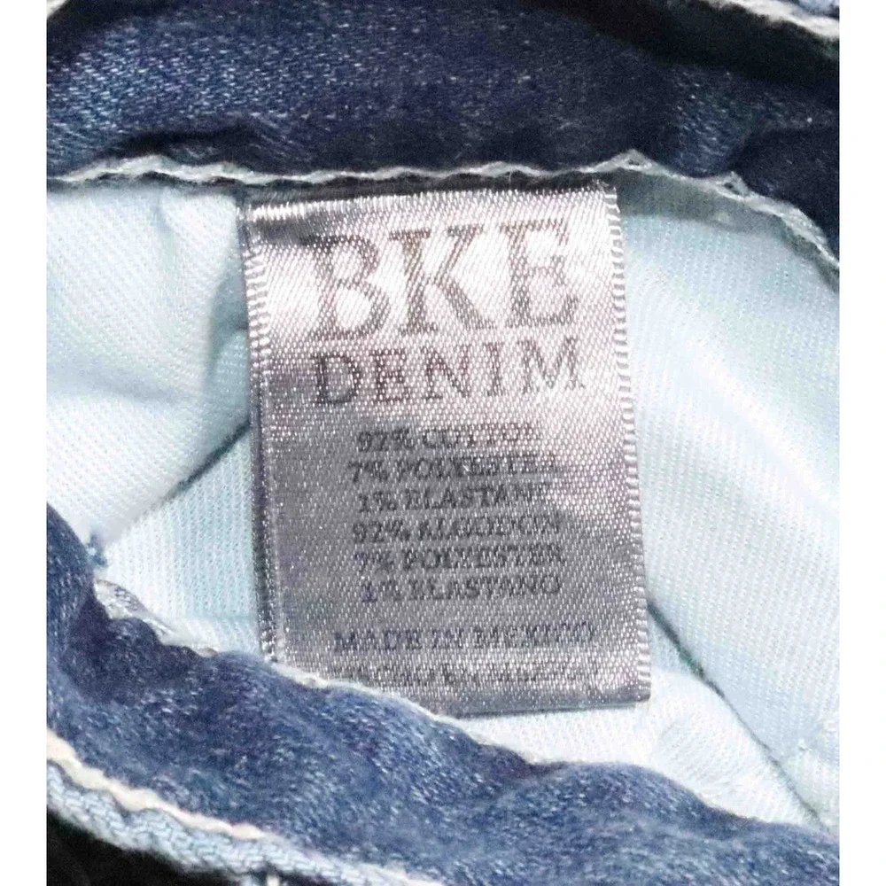 BKE Seth Blue Straight Leg Denim Wiskered Classic Jeans‎ Mens Size 33x31